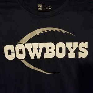 Nike Dri Fit Dallas Cowboys short sleeve shirt NWT